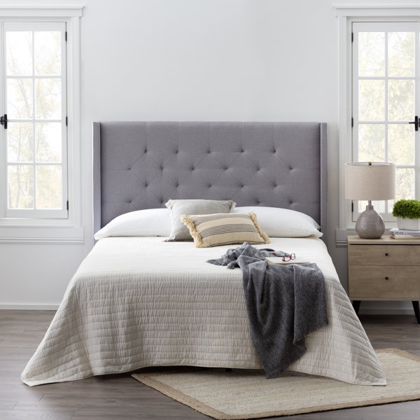 Greyleigh™ Sutton Wingback Upholstered Headboard & Reviews Wayfair